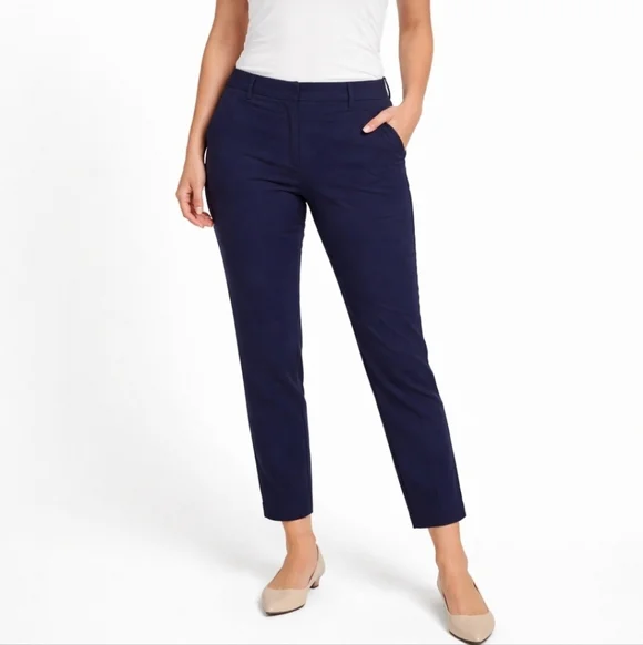 Banana Republic Navy Ankle Pants - Picture 1 of 5
